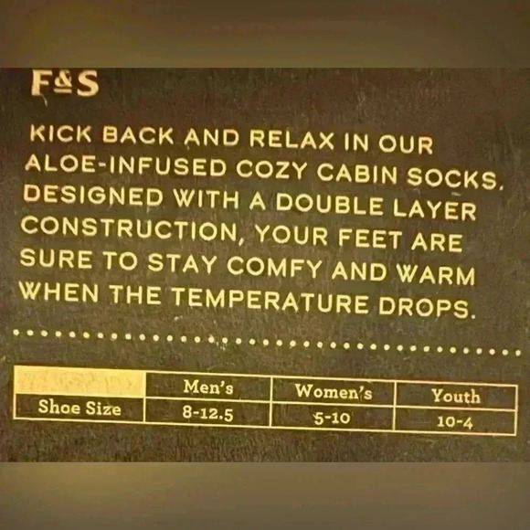 FREE 🆕🐝Youth | Field  & Stream Cozy Cabin Socks - Picture 6 of 15